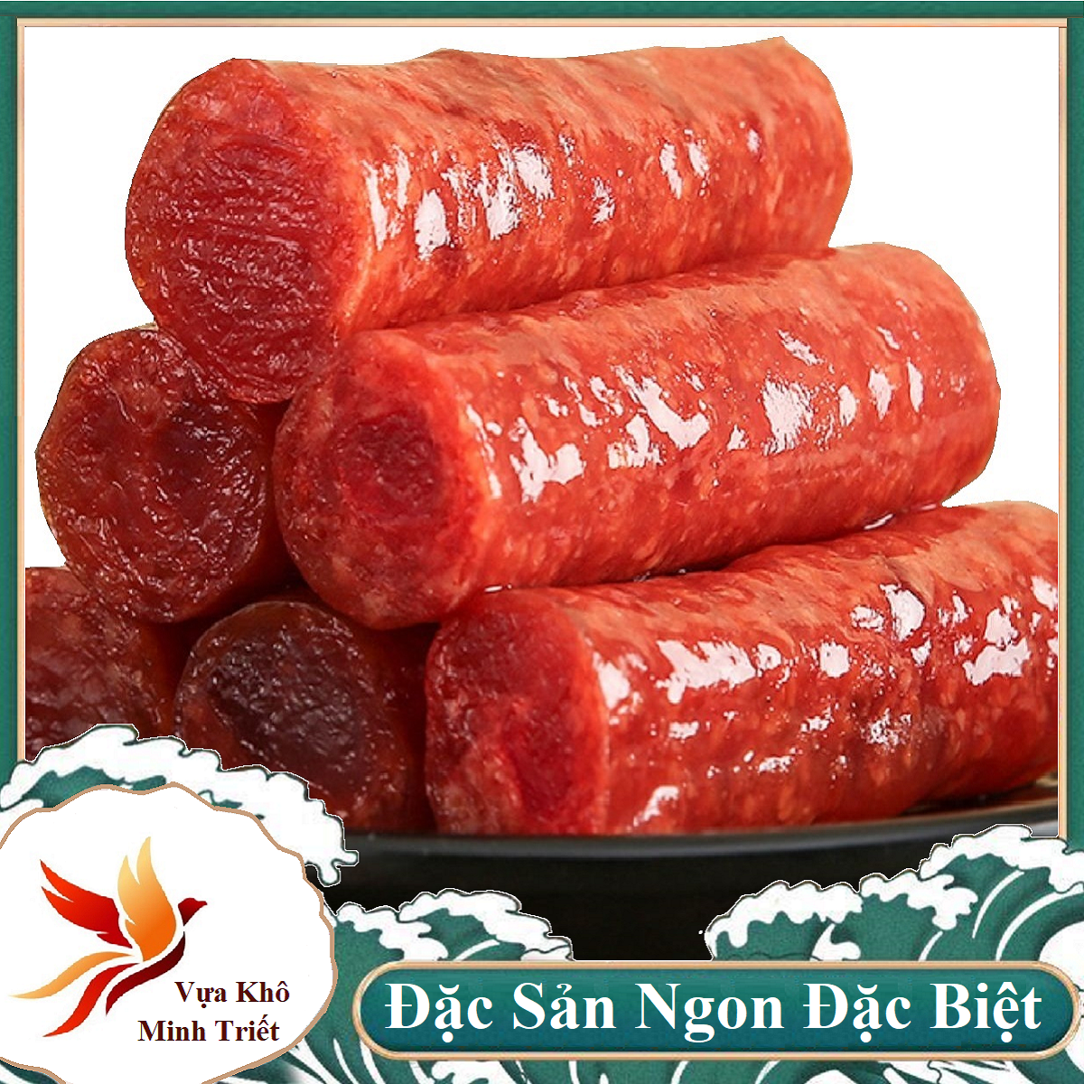 1KG LẠP XƯỞNG CAO CẤP  THỊT HEO TƯƠI SẠCH- CHUẨN VỊ NHÀ LÀM- Vựa Khô Minh Triết