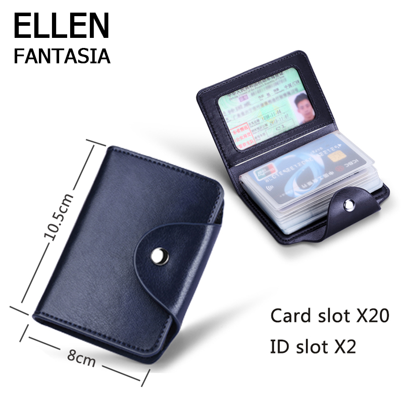 ELLEN Fantasia Bao da đựng thẻ nam thời trang dung tích lớn nhiều ngăn đựng thẻ nhỏ tinh tế đựng thẻ nữ siêu mỏng đựng thẻ chứng minh thư ví đựng thẻ tín dụng Ví đựng danh thiếp