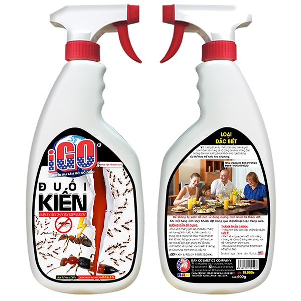 Bình xịt đuổi kiến 600g