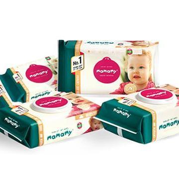 Combo 05 gói khăn ướt Mamamy 100 tờ không mùi/Có mùi