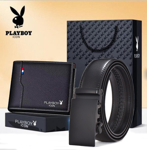 Bộ Hộp đựng Ví Da và Thắt lưng nam MPD PLAYBOY
