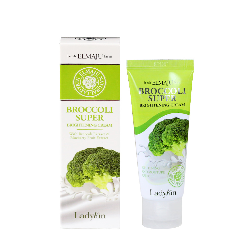 Kem dưỡng trắng nâng tông bông cải xanh ladykin broccoli 60ml