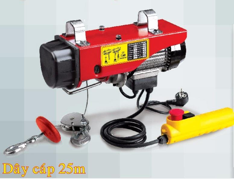 Máy Tời điện treo PA200,dây cáp 25m,dụng cụ chuyên dụng