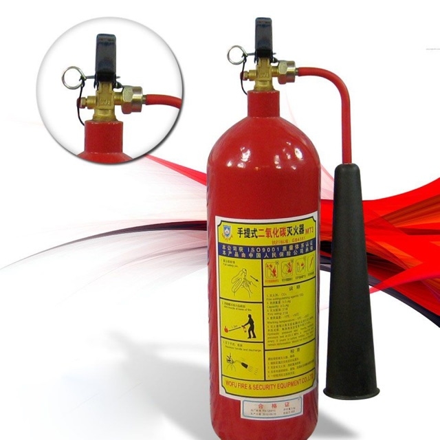 Bình PCCC khí CO2 - BÌNH CHỮA CHÁY CHẤT LƯỢNG CAO loại  CO2 5kg