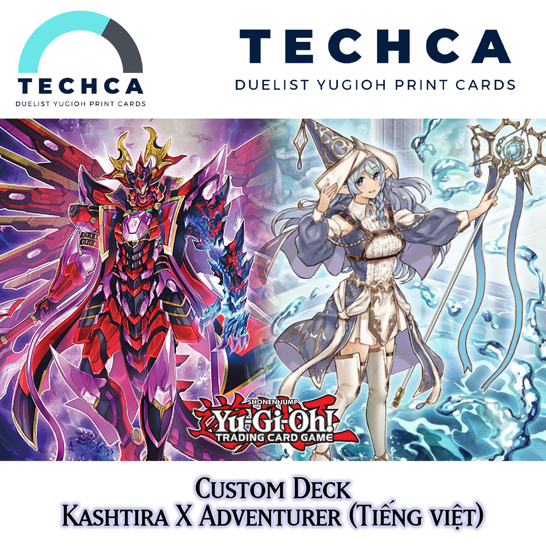 Bài In Tiếng Việt - Bộ bài Yugioh - Custom Deck - Kashtira X Adventurer