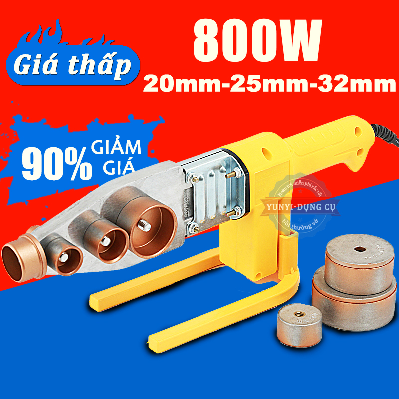 Máy hàn ống nhiệt ppr 800W 20-32mm,máy hàn nhiệt ống nước,máy hàn ống nước nóng 20mm-25mm-32mm,máy hàn nhiệt ppr