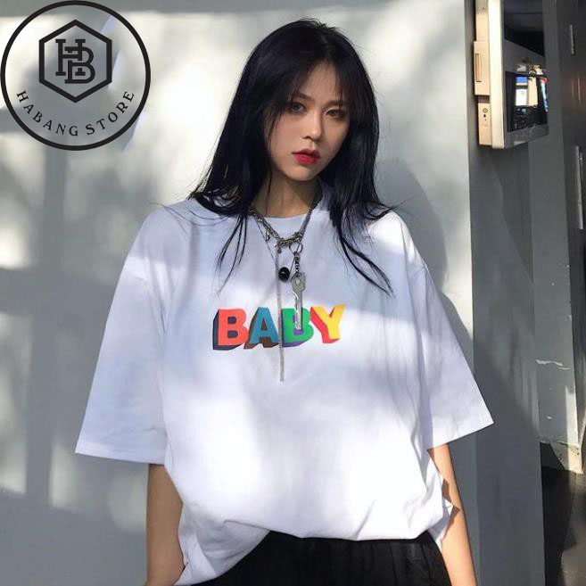 [HCM]ÁO THUN TAY LỠ FORM RỘNG IN HÌNH BABY LOCAL BRAND UNISEX NAM NỮ VẢI COTTON MỀM MỊN MÁT.