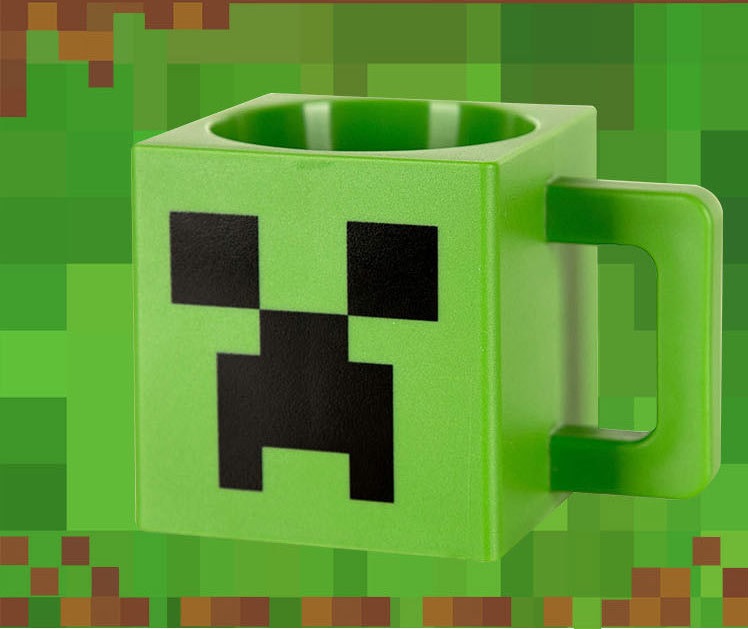 Cốc đựng nước Creeper Minecraft chính hãng Mojang