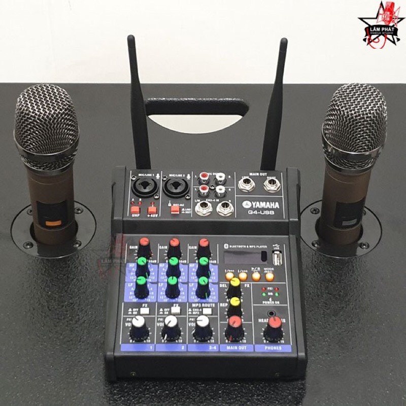 ❤HOT❤️Trọn Bộ Bàn Mixer G4 Đa Năng Hát Karaoke Kèm Thu Âm Livestream+Phụ Kiện Bảo Hành 1 Năm