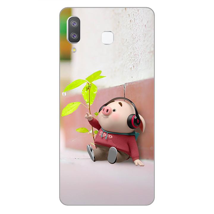 Ốp lưng samsung galaxy a8 star - silicon dẻo - pig 15