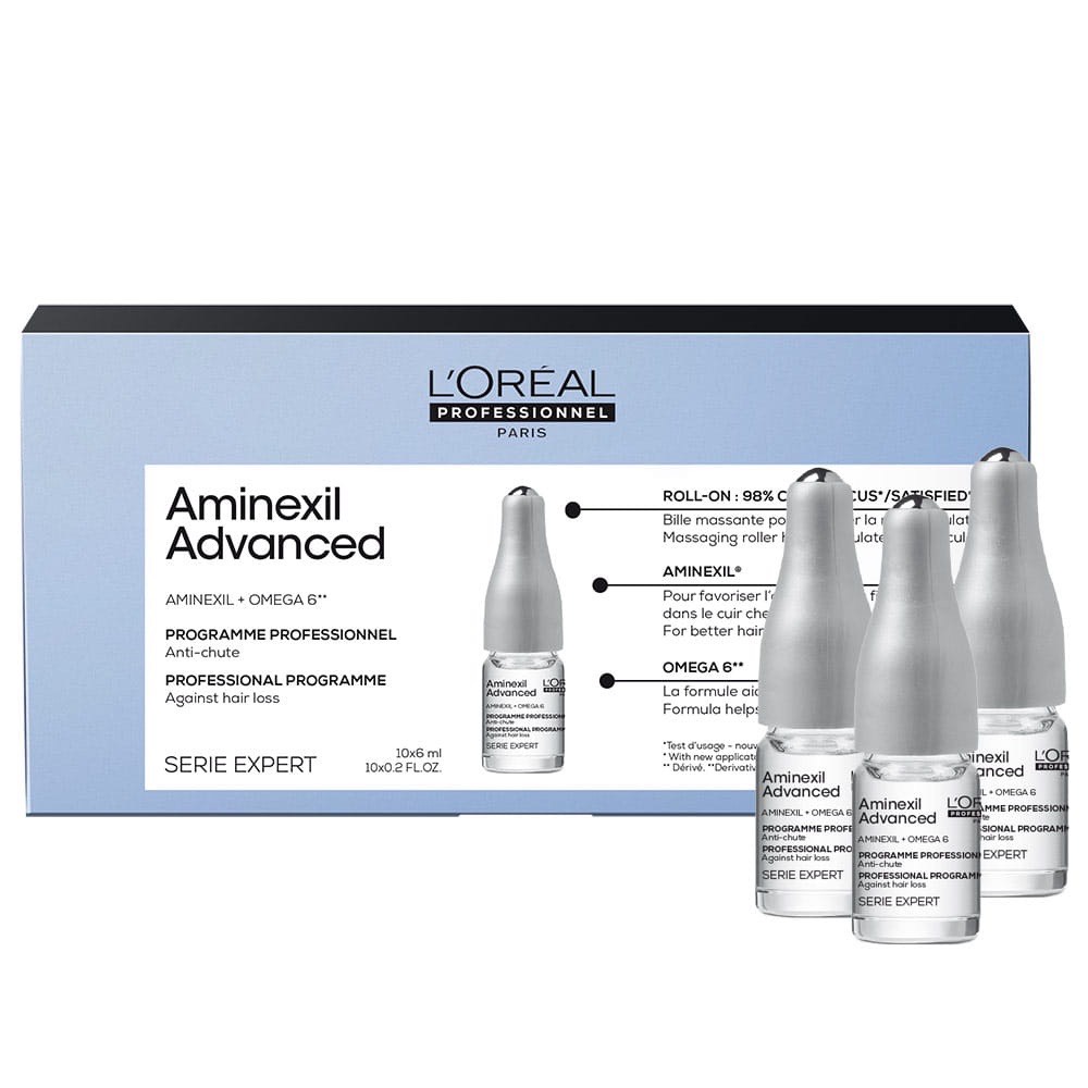 Huyết thanh chống rụng tóc L'oreal AMINEXIL ADVANCED Omega 6 10x6ml
