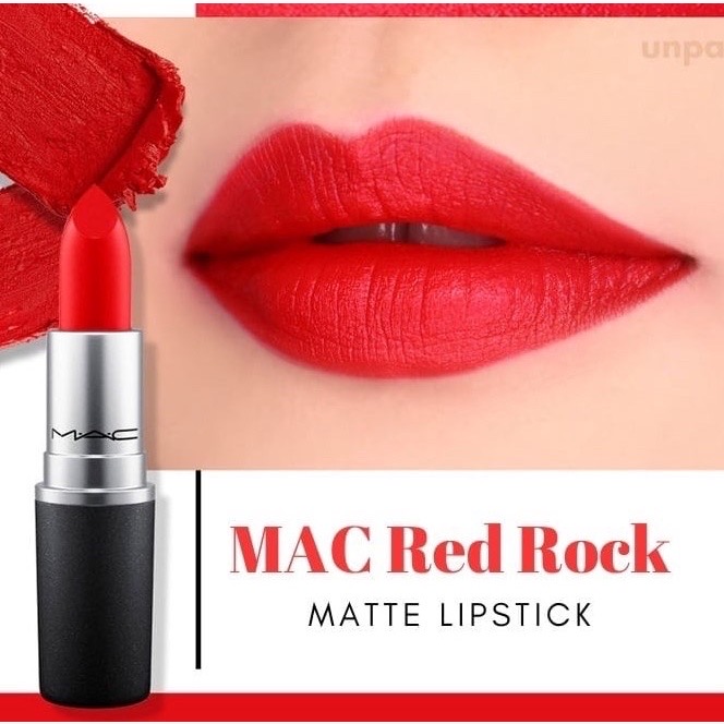 Son m.a.c red rock 640 màu đỏ