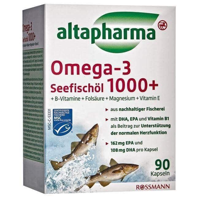 Altapharma omega 3 1000+ hộp 90 viên