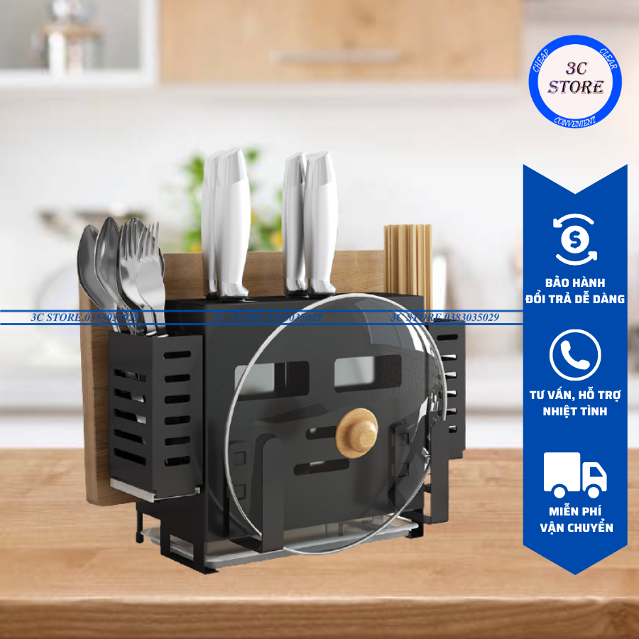 ✅hàng xuất xưởng✅ kệ để dao thớt - kệ để thìa đũa đa năng