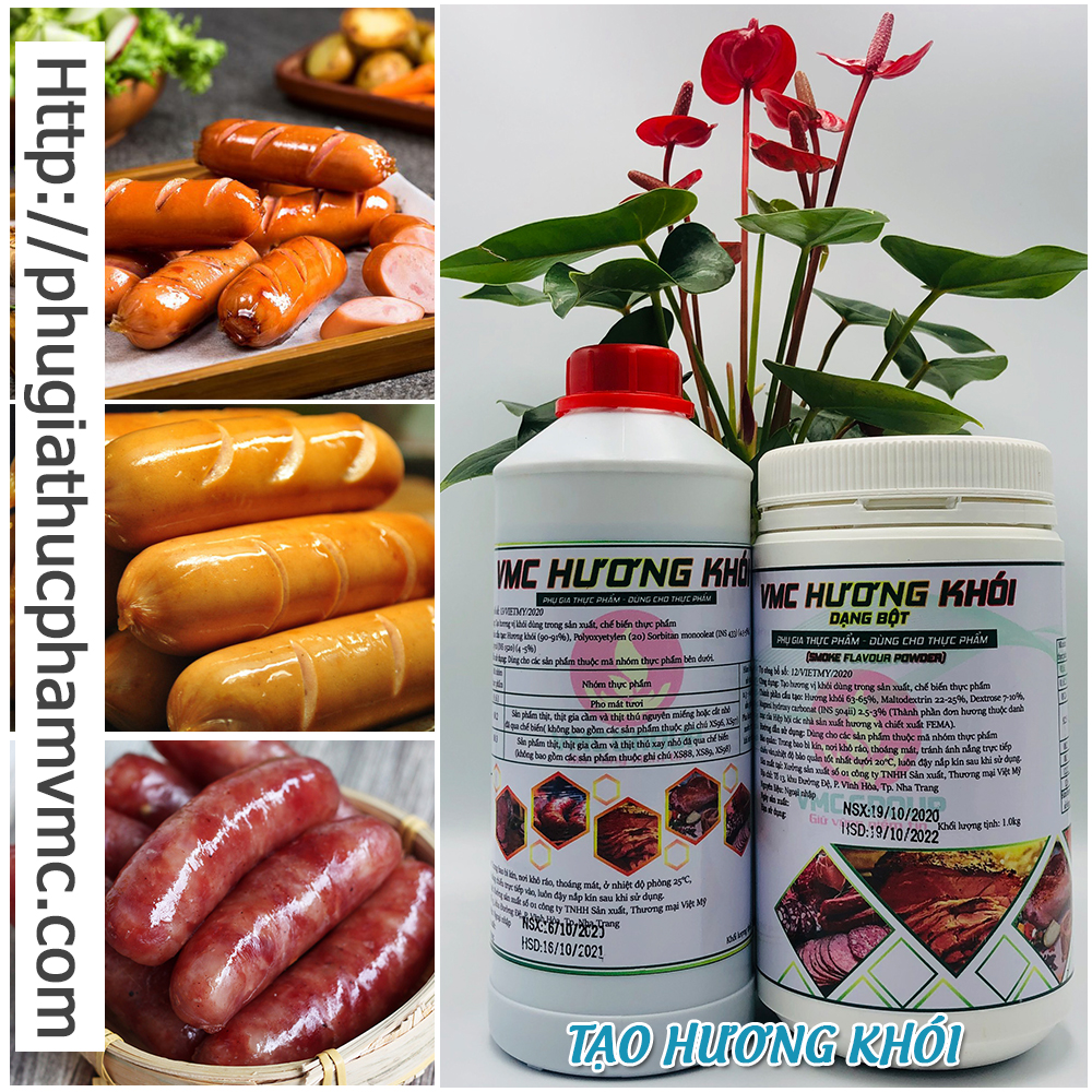 Hương Xông Khói bột và nước VMC cao cấp tạo hương xông khói cho thit, xúc xích mạnh gấp 5 lần loại cũ 5