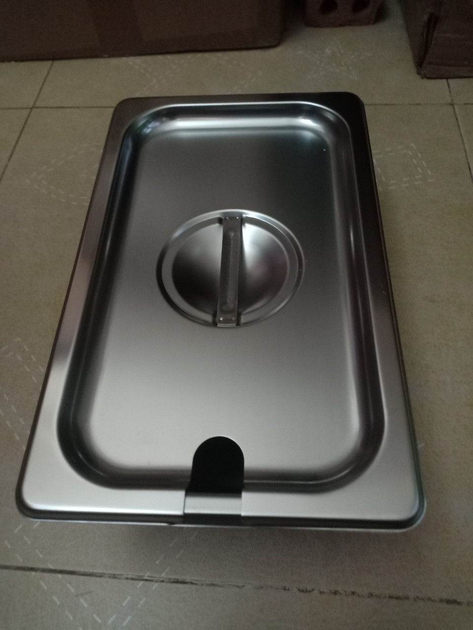 Nắp khay inox GN 1/4 Đựng Thực Phẩm Topping 7hitech