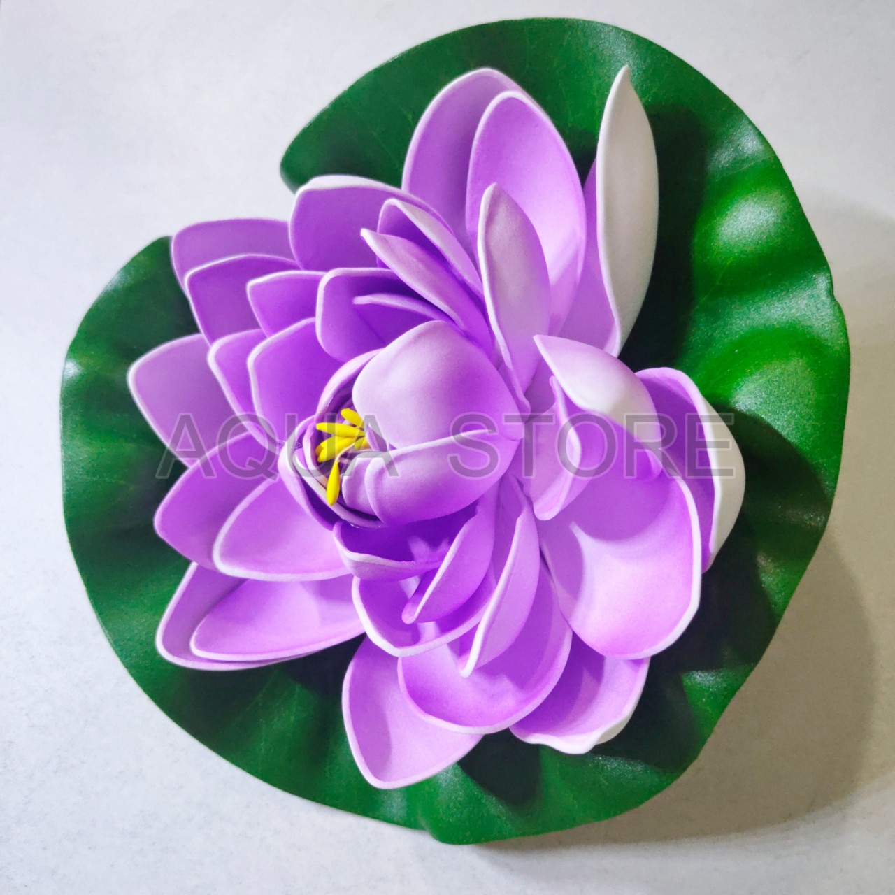 Fake Lotus Flower Water Drop Bowl 18 15cm for Decorating Small Garden Landscapes - 2