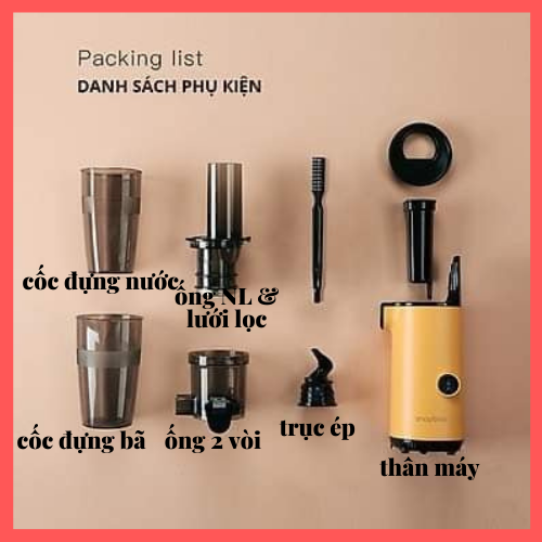Linh kiện máy ép Mokkom chính hãng, giá tốt