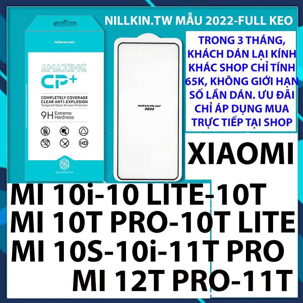 Nillkin.tw mẫu 2022 cho Xiaomi Mi 11i Mi 10T Pro Mi 10T Mi 10T Lite Mi 10S