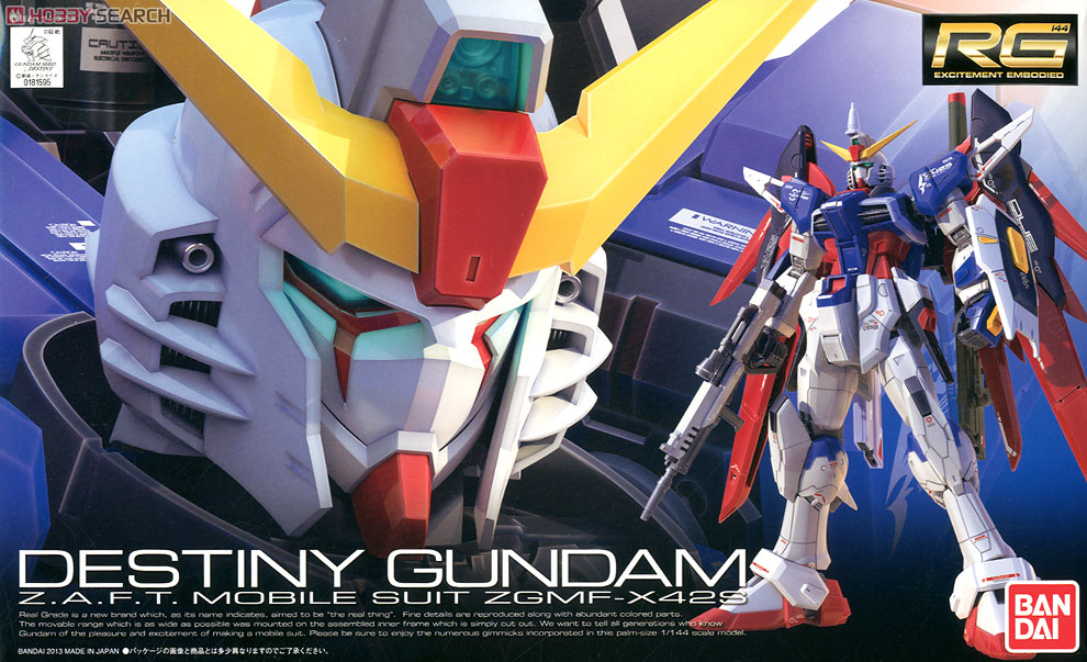 Mô hình lắp ghép rg destiny gundam