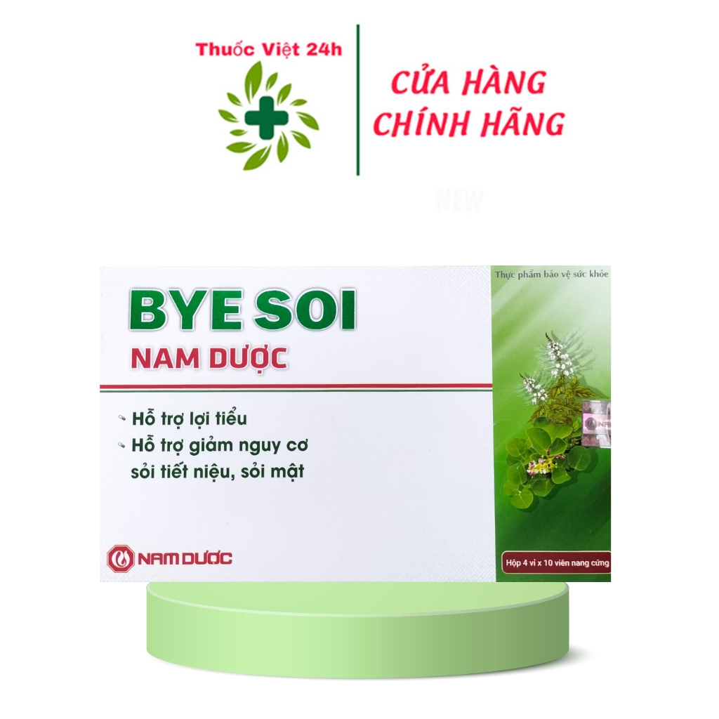 BYESOI Nam Dược - Hỗ Trợ Lợi Tiểu - Hộp 40 viên - ThuocViet24h