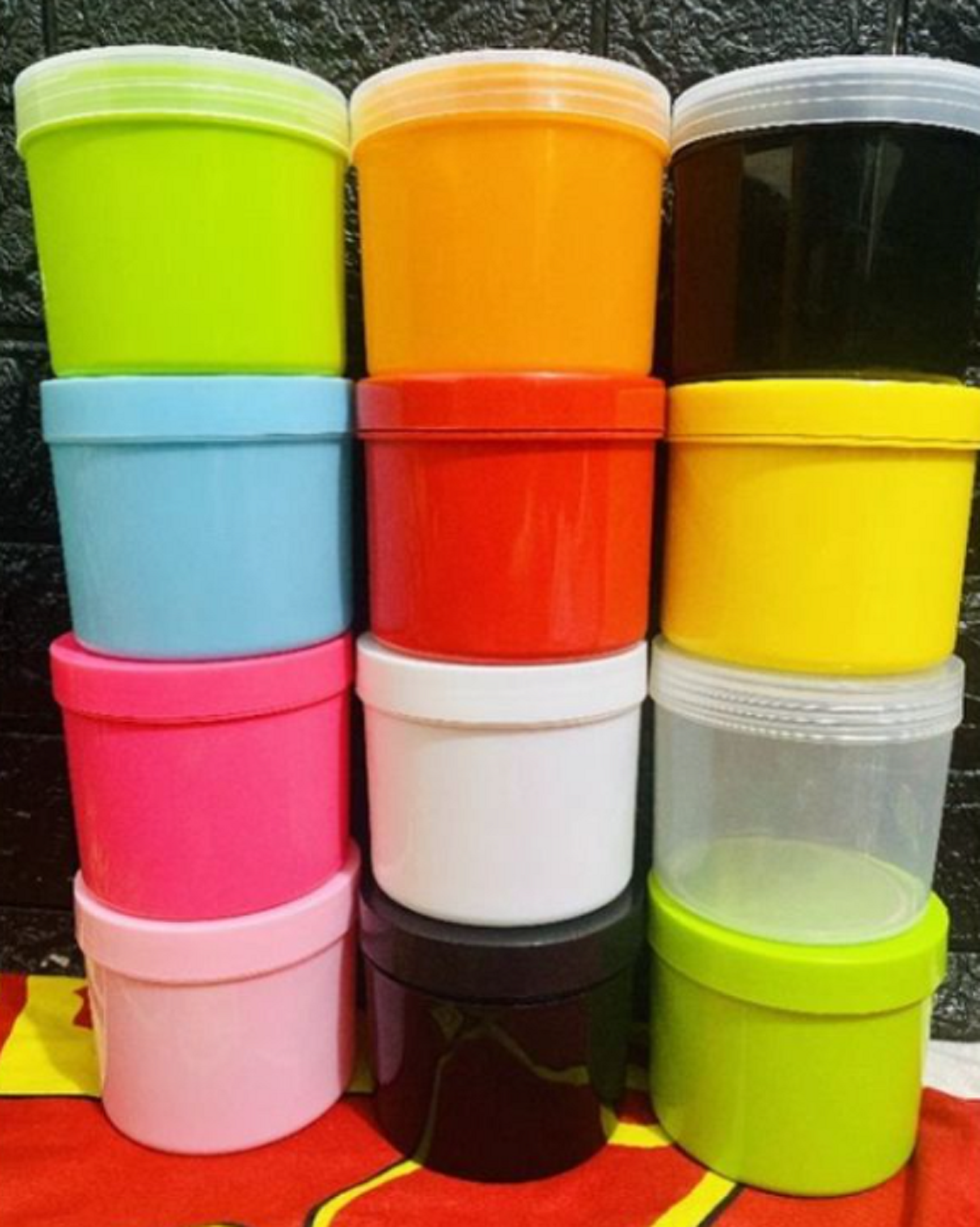 Hủ đựng kem body 500g - hủ hấp dầu- hủ đựng vật dụng cá nhân nhiều màu