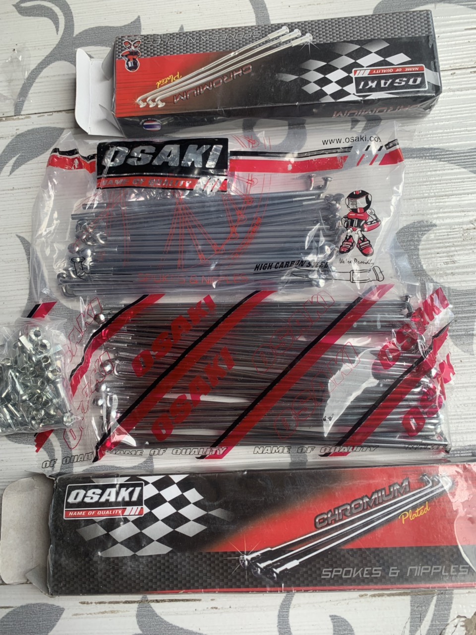 Căm mạ crom osaki size 184 và 149