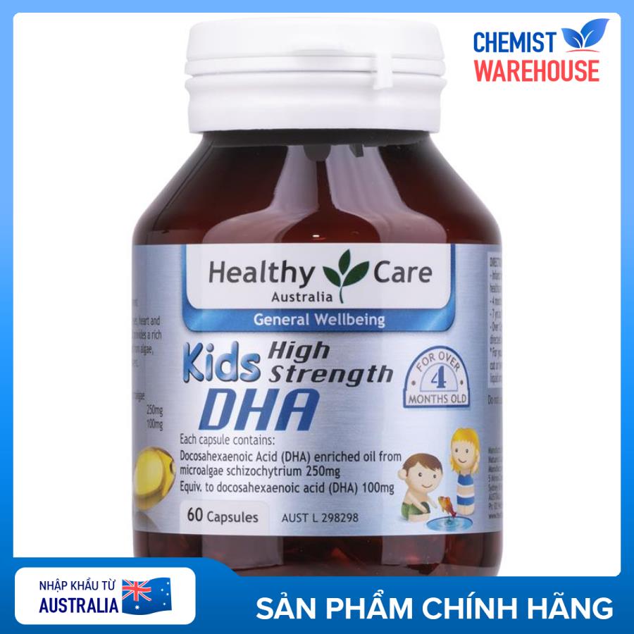 Viên Bổ Sung DHA Healthy Care Cho Trẻ Từ 4 Tháng Tuổi Của Úc 60v - Chemistware