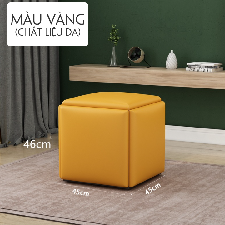 Ghế khối Rubik thông minh 5 trong 1 cho phòng khách hàng nhập khẩu
