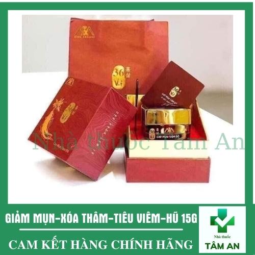 Cao Mụn Sâm Đỏ Giảm Mụn Xóa Thâm Dưỡng Da Chính Hãng Hộp 15 Gam