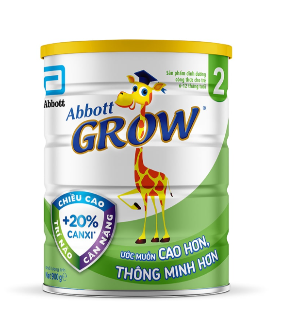 Sữa Abbott Grow 2 900g 6-12 tháng