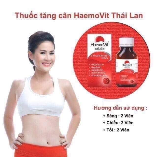 Viên Tăng Cân Bổ Máu HEAMOVIT Thái Lan
