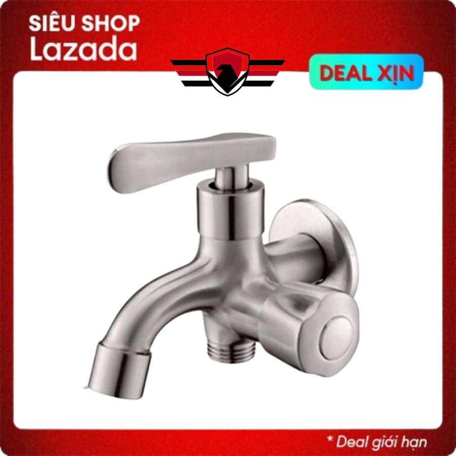 Củ sen nhà tắm inox 304 cao cấp, Củ sen lạnh inox 304 cao cấp ren 21 phổ thông - Huy Tưởng