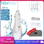Máy Tăm Nước H2OFLOSS, Máy Tăm Nước Cầm Tay với 5 Đầu Vòi, 5 Chế độ, Pin dùng tới 15-30 ngày, Bình Nước 300ml có thể tháo rời HÀNG CHÍNH HÃNG 12 tháng