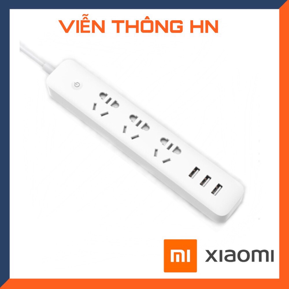 Ổ cắm xiaomi mi power strip 3 cổng 3 usb - ổ điện thông minh chất lượng có ổn áp tự ngắt điện chống cháy nổ ứng dụng cho nhà cửa nội thất ...