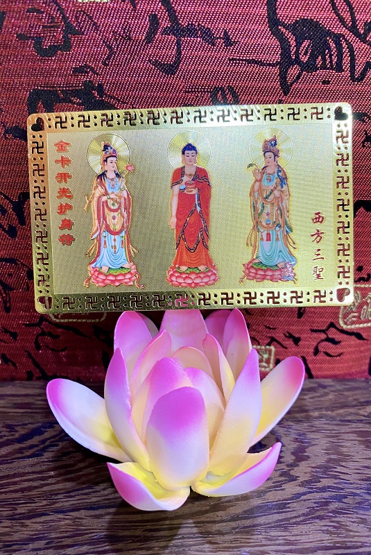 Kim bài kinh trú tam thế phật