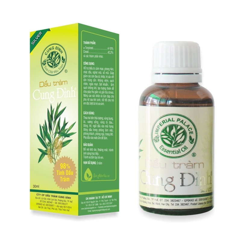 [HCM]Dầu tràm Cung Đình Silver 30ml