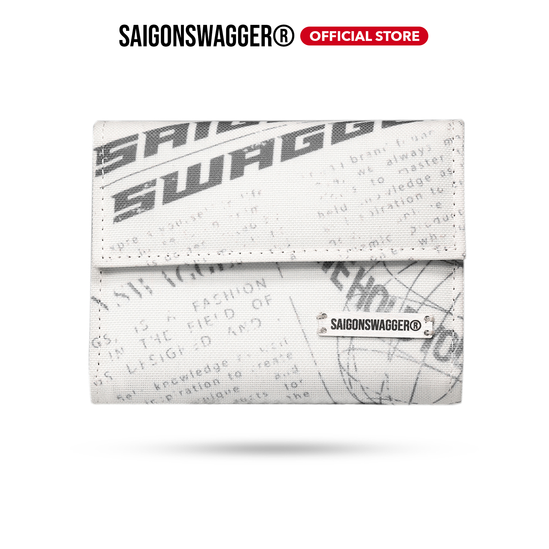 Ví báo gập nam nữ saigon swagger® journal short flap wallet