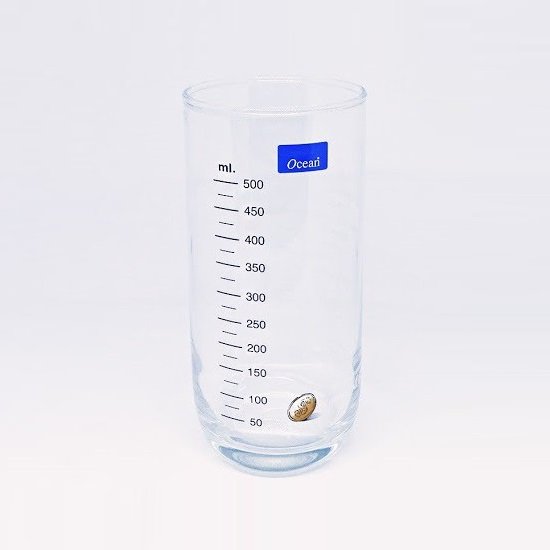 Ly thủy tinh chia vạch Ocean - ly thủy tinh 500ml