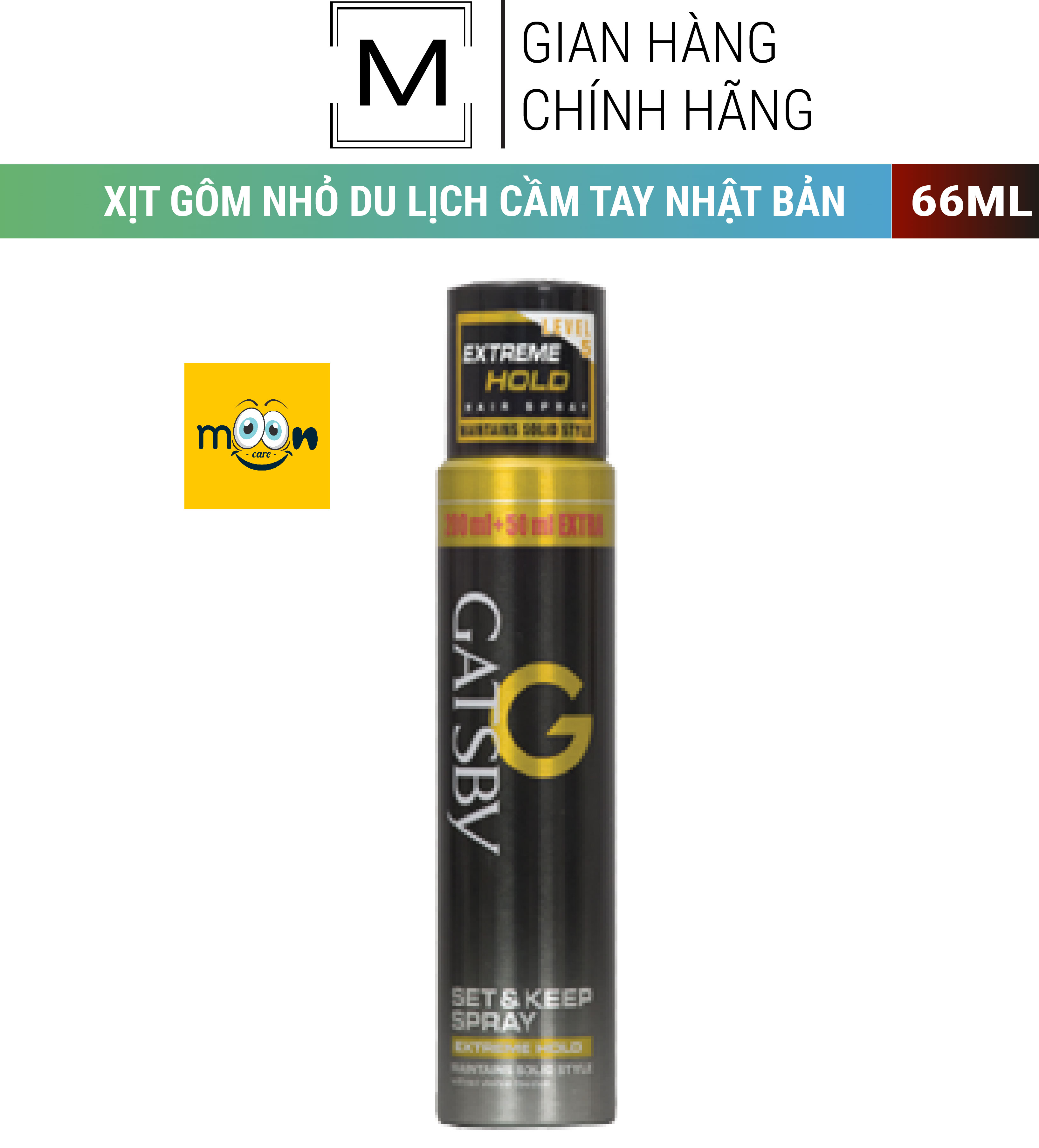 Xịt gôm du lịch nhỏ gọn 66ml - mini size siêu giữ nếp