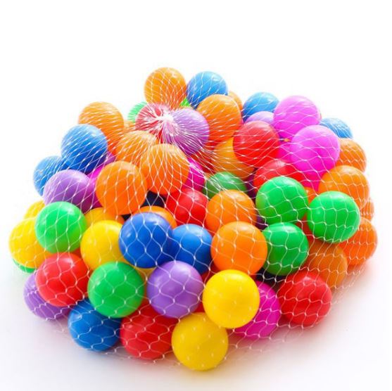 100 quả bóng nhiều màu