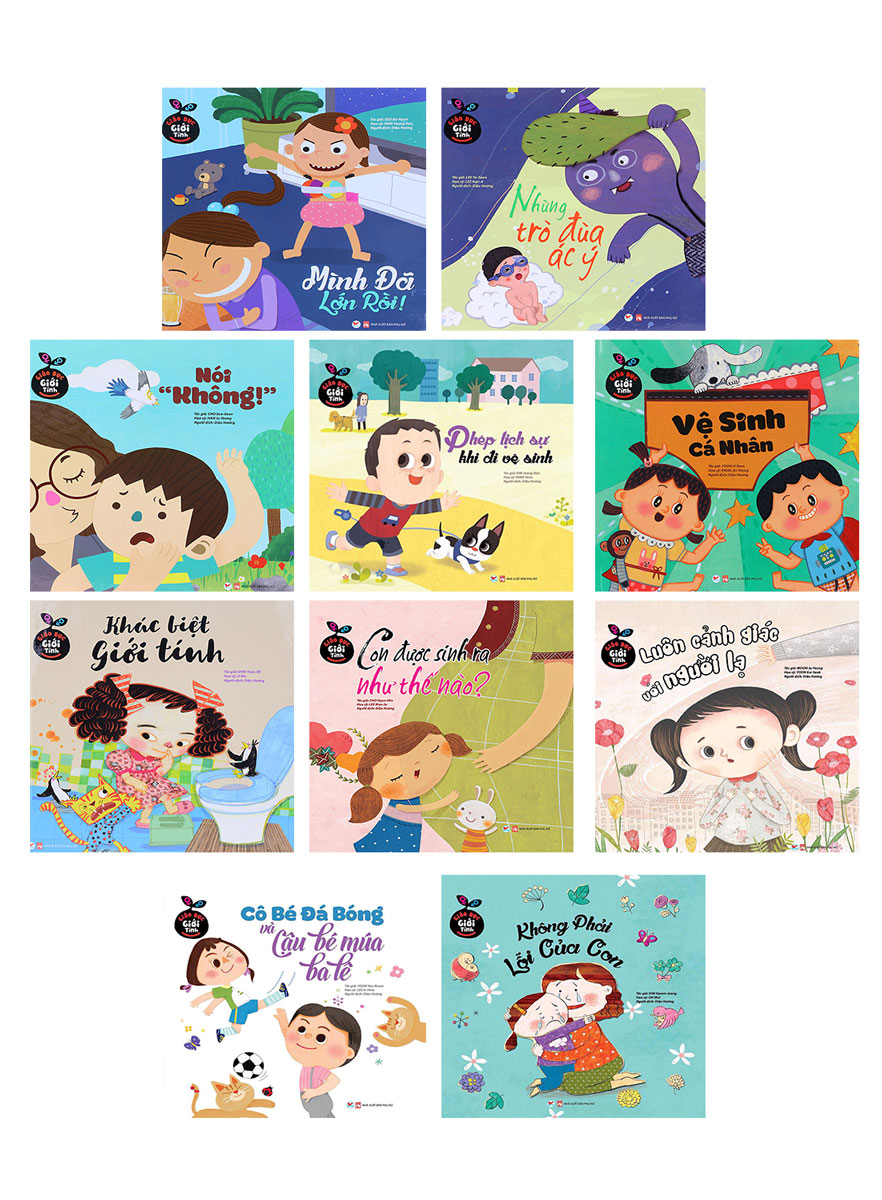 Bộ 10 Quyển Giáo Dục Giới Tính Dành Cho Trẻ từ 3 Tuổi