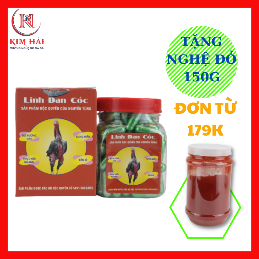 Linh Đan Cóc-lọ 120 viên-Sản phẩm độc quyền-[cho gà uống trực tiếp]-Giúp Chiến kê phục hồi,s.u.ng mãn,bền bỉ,ham chiến đấu.