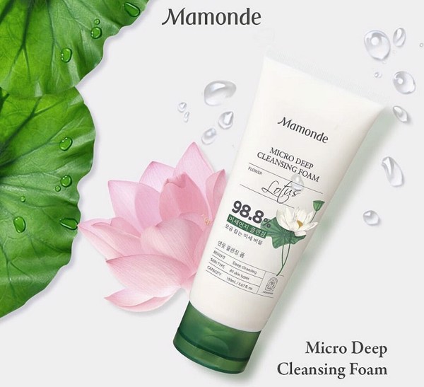Sữa rửa mặt Mamonde Flower Lotus Micro Deep Cleansing Foam 150ml