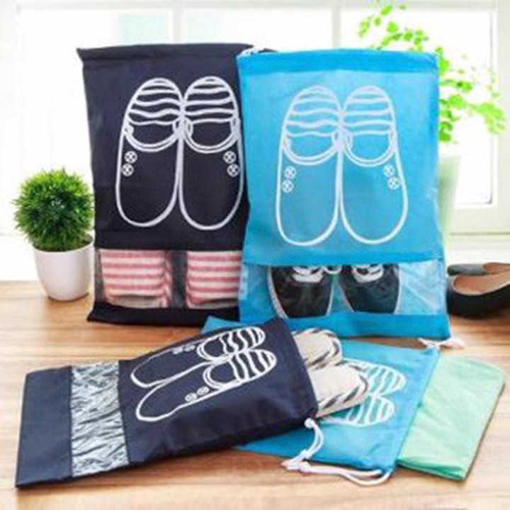 Túi đựng giày dép dây rút tiện ích