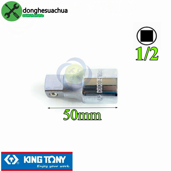 Đầu nối dài 1/2 kingtony 4251-02 dài 50mm đầu vuông 12.7mm