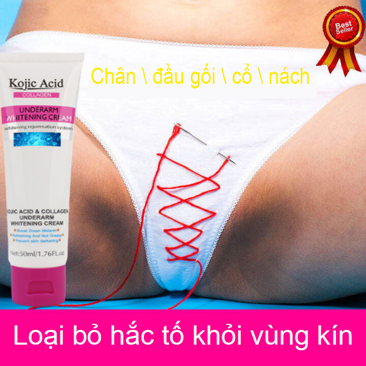 Kem xoá thâm làm trắng vùng nách, làm hồng vùng kín, hồng núm vú, làm trắng và giảm thâm đen, kem làm trắng da, xoá thâm vùng nách, vùng kín, khuỷu tay chân, loại bỏ vết thâm nhanh chóng