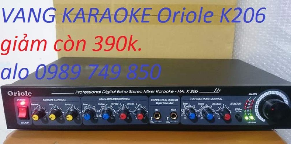 Vang karaok oriole k206