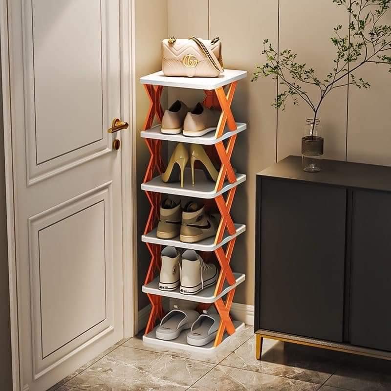 Kệ giày dép chữ x lắp ghép đa năng hiện đại