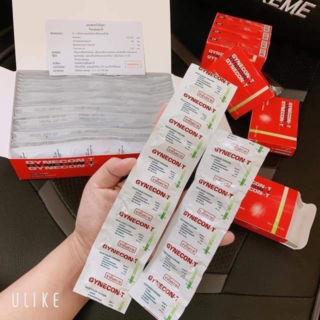 Chuẩn Thái 5 Viên Đặt Phụ Khoa trà xanh Thái Lan Gynecon chuẩn thái